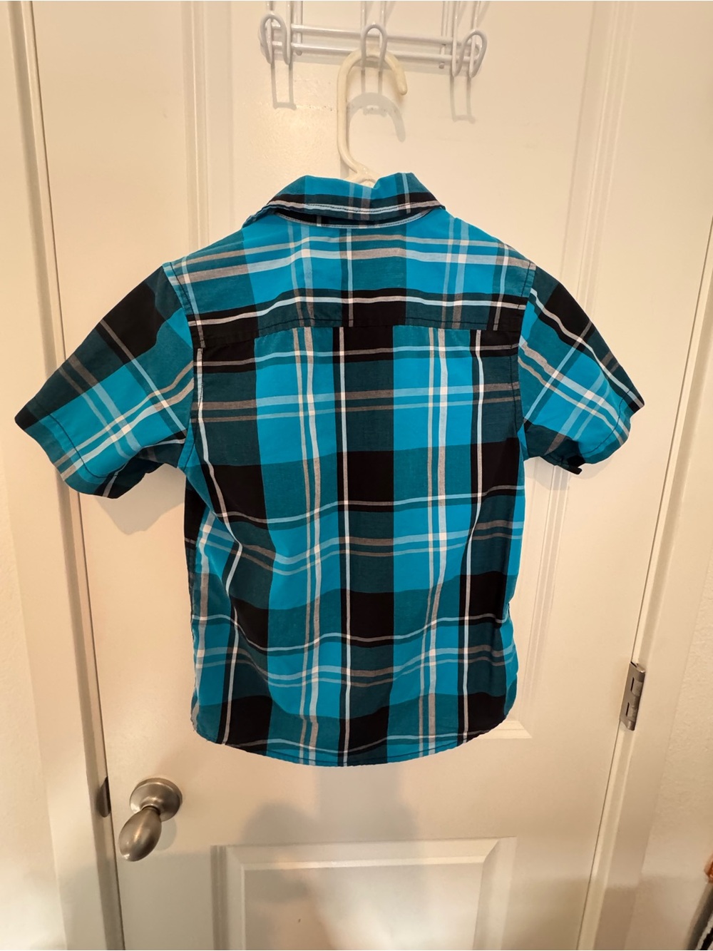 Tony Hawk Boys Short-Sleeve Plaid Button-Up Shirt - Picture 2 of 3